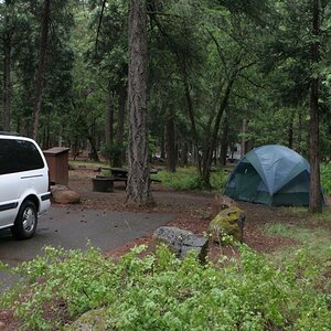 Campsite at Burney Falls