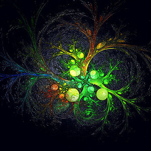 Abstract Lights - Apple Tree