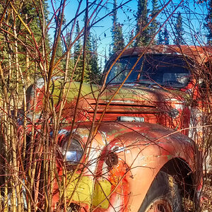 Old Alaska Highway Truck