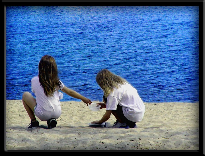 Childhood At The Beach