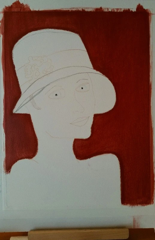 Woman in a Green Hat, wip 2.webp