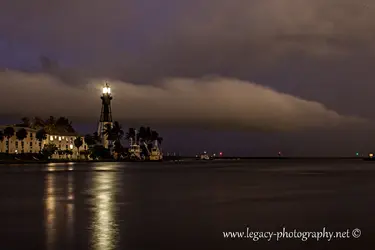 $Lighthouse at night  - overlooking inlet Fort Lauderdale.webp