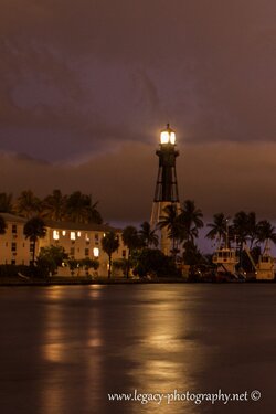 $Lighthouse at night  - overlooking inlet Fort Lauderdale - 2 - cropped - portrait.jpg