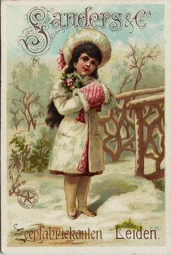 Victorian girl in winter.webp