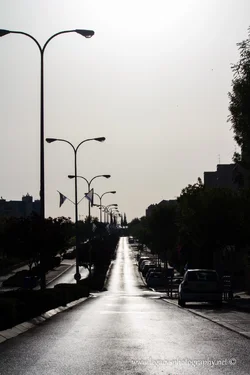 $RBS Ayalon street in the early morning going up to the sun - 2.webp