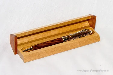 $European Filligree Pen - Cocobolo Wood - In wooden case-2.webp