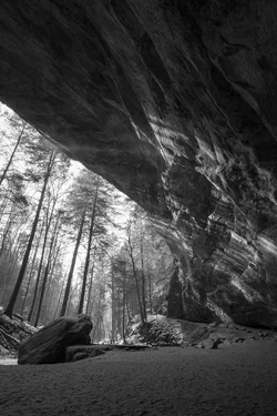 Natures Ampitheater B&W.webp