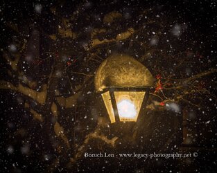 Winter - Lamp in the snow at night.jpg