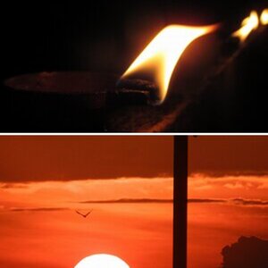 sun rays & deepam