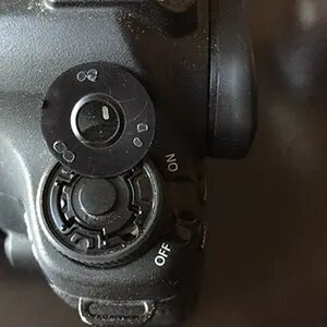 Canon 6D mode dial plate