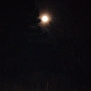 Glowing moon