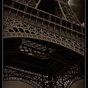 Eiffel Tower Duotone
