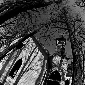 Spooky Abandoned Places with Fisheye Lens