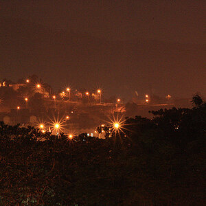 Night Shot of the view from my apartment