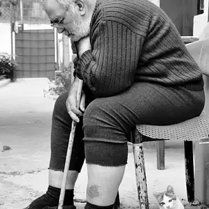 Dad and Cat