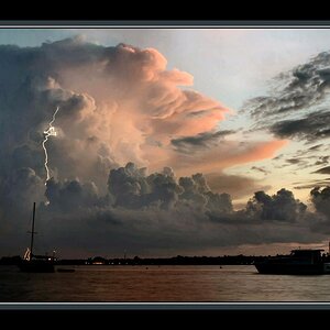 Sunset Lightning