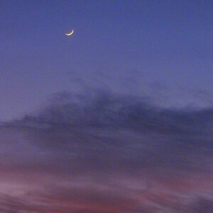 Iowa Sunset and Moon