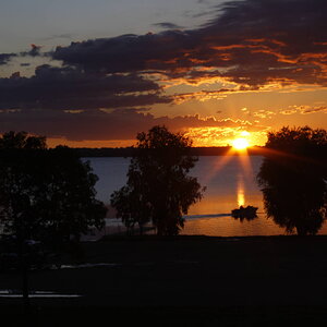 Bemidji Boater at Morning