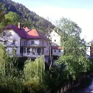 Photos from the town in valley of the Alps