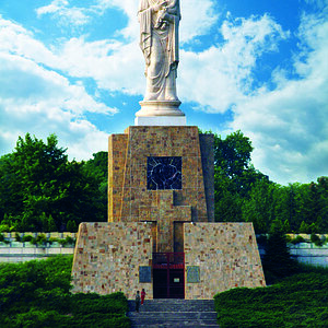 Monument of the Holy Mother in Haskovo, Bulgaria