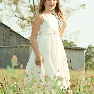 Girl in a field