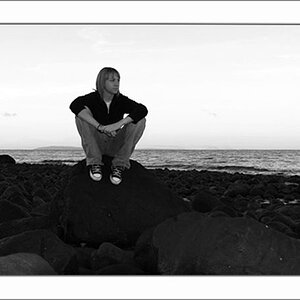 Self-y on the beach