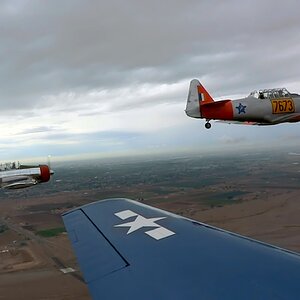 SNJ's over Mesa
