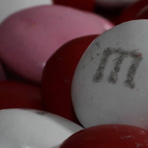 Valentine Candy Macro Shot