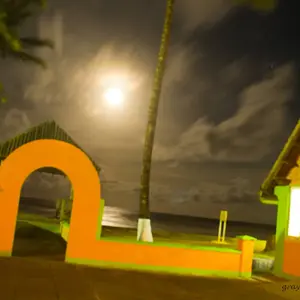 Moonlight Over Manzanilla Beach