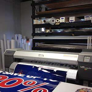 My baby! Mutoh Wide Format Printer