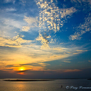 Sunset at Mannar, Sri Lanka