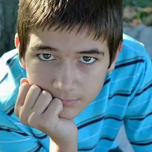 Portraits of my 12 yr old son