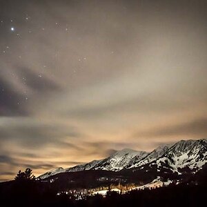 Stars and Mountains Bridger Bowl Ski Area 1Am