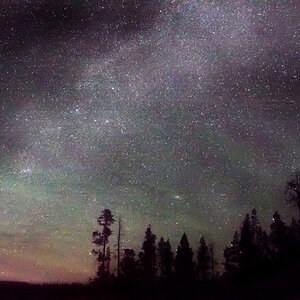 Stars and Mountains Pelican Point Northern sky 11pm