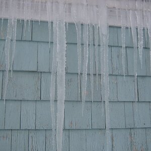 large icicles