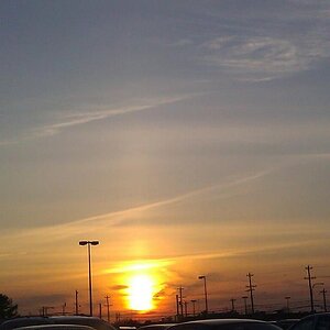 beautiful sunset i took in april 2012