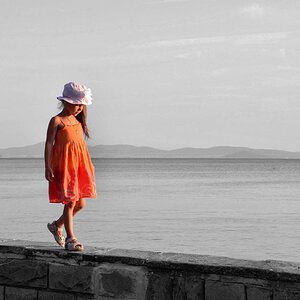 Girl in Orange