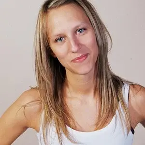 headshot of a young actress