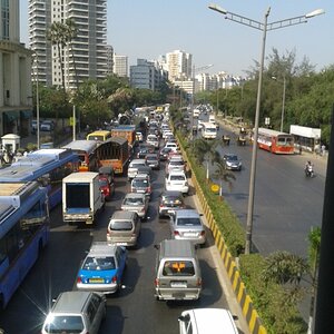 Traffic on Mumbai JVLR