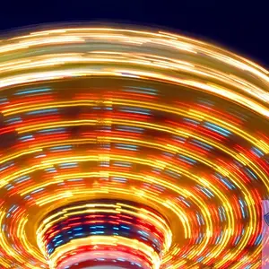 Fourth of July carnival and fireworks