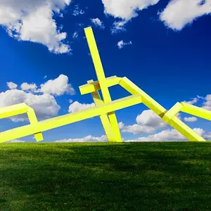 yellow sculture
