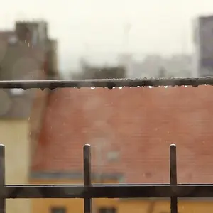 Rain drops are falling...