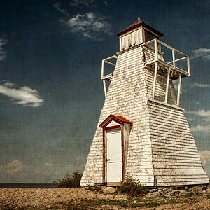 Lighthouse At Hecla Island