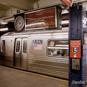 D Train at West 116th Street