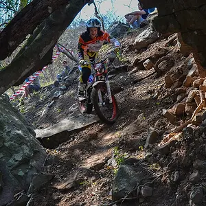 through the gap