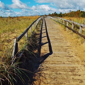 Lake Michigan boardwalk