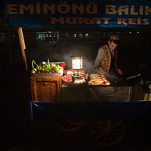 Waiting for customers, Istanbul.