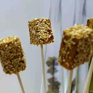Sesame Tofu Skewers