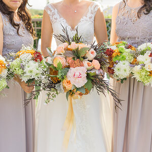 Bride and Bridesmaids Bouquets