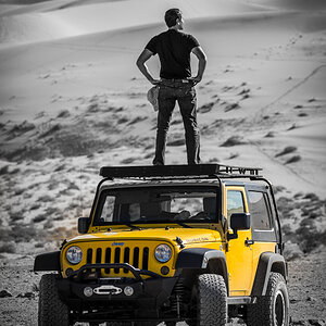 Scouting at Eureka Dunes